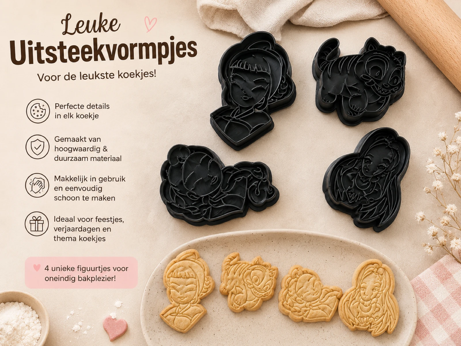 kpop demon hunters cookie cutters